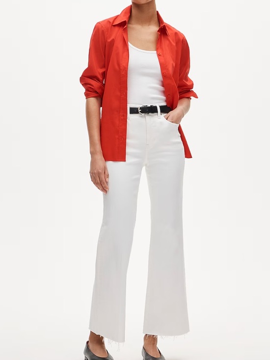 J. Crew Denim - J Crew Women's White Kick Flare Jeans